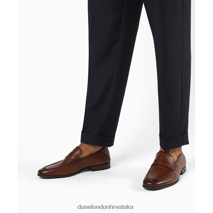 muškarci crush back heel penny loafer Dune London H2BDNP832 sinkronizacija preplanuli ten