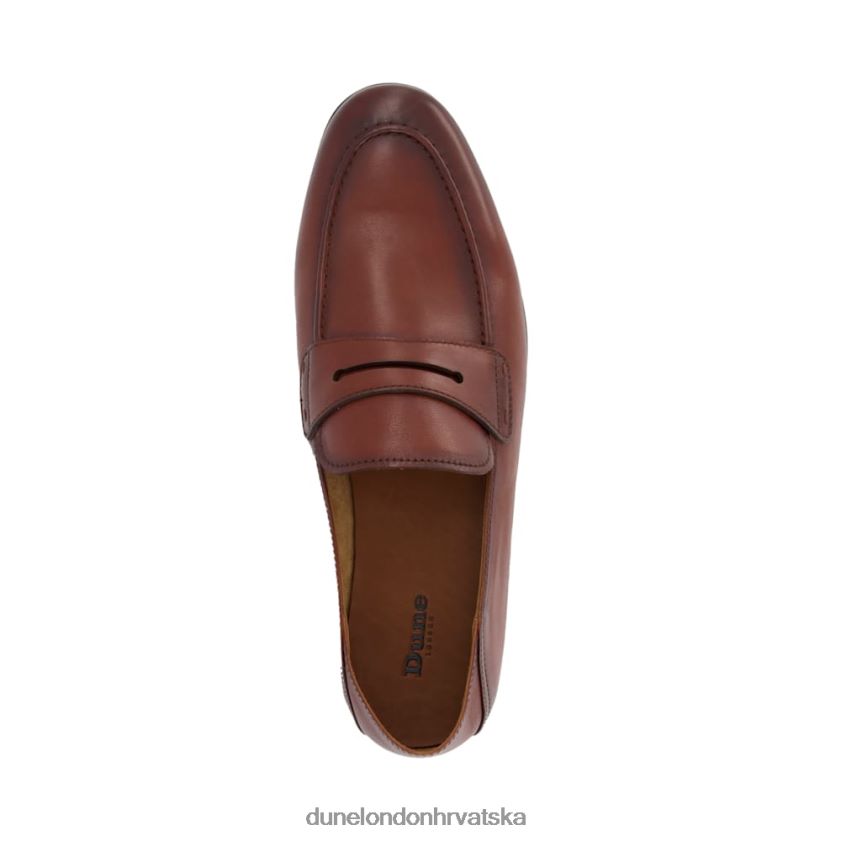 muškarci crush back heel penny loafer Dune London H2BDNP832 sinkronizacija preplanuli ten