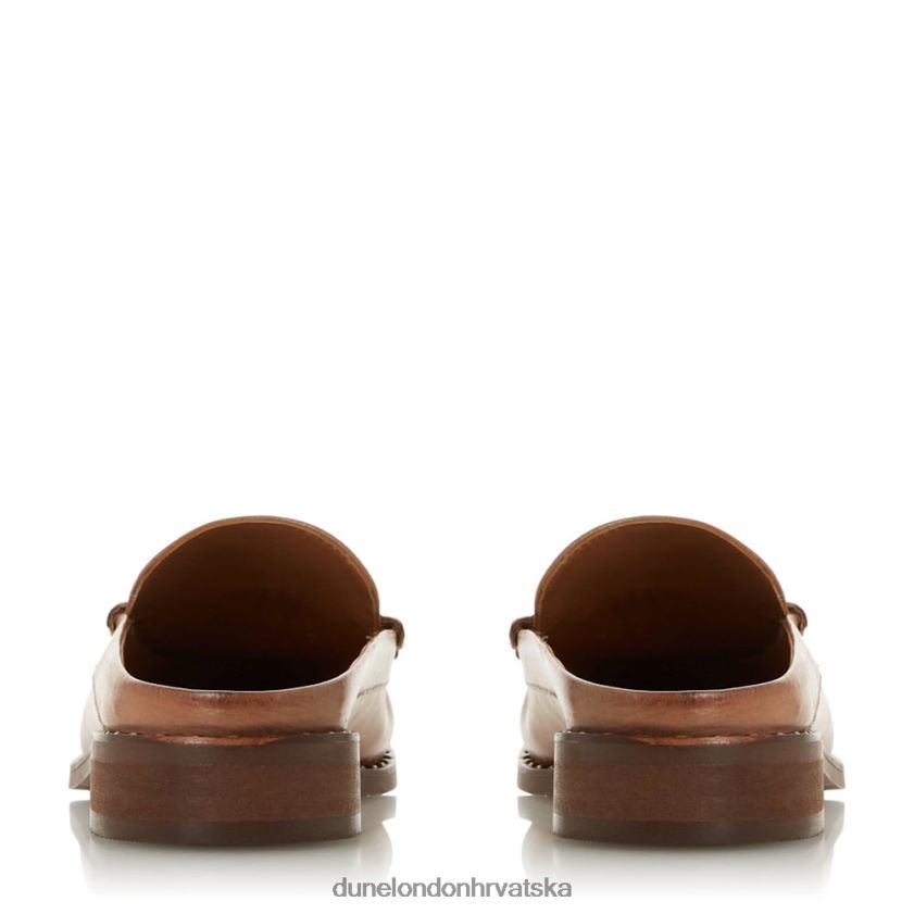 muškarci kožna mule mokasina Dune London H2BDNP424 Grenland krema