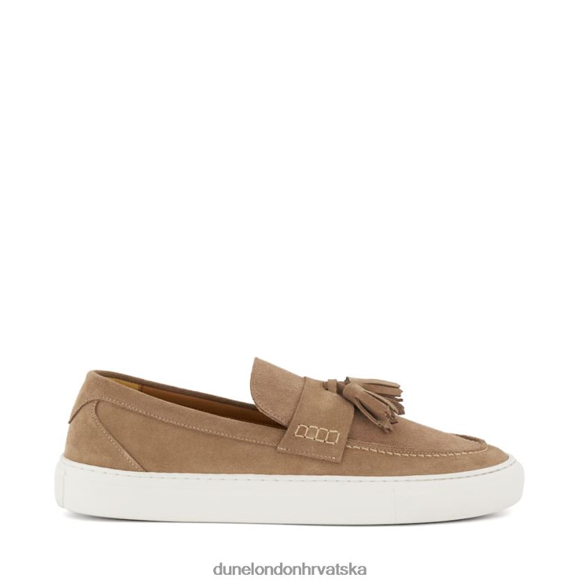 muškarci ležerne natikače od brušene kože s resicama Dune London H2BDNP699 beddow tupe