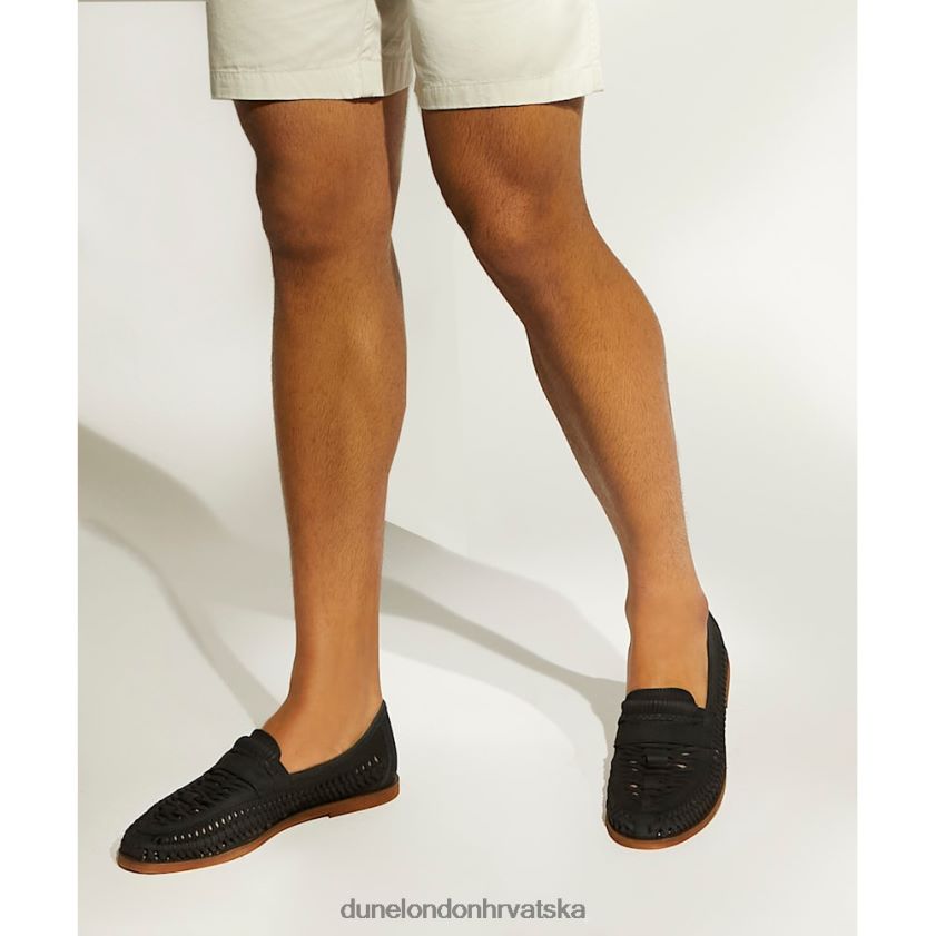 muškarci ležerne tkane natikače Dune London H2BDNP710 cigle tamna mornarica