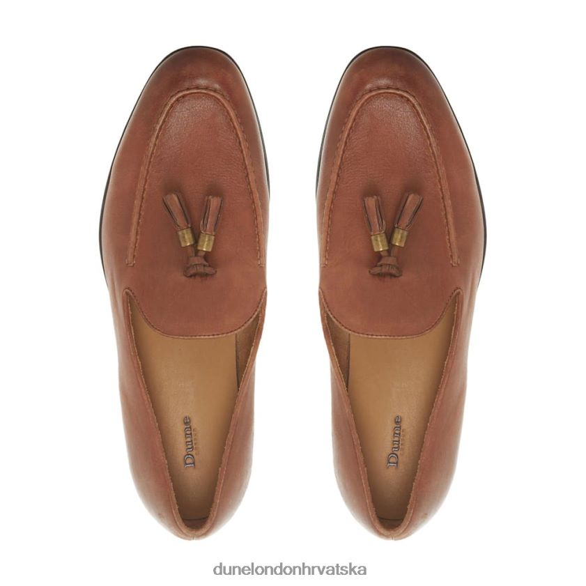 muškarci mokasina s detaljima s resicama Dune London H2BDNP871 Perth preplanuli ten