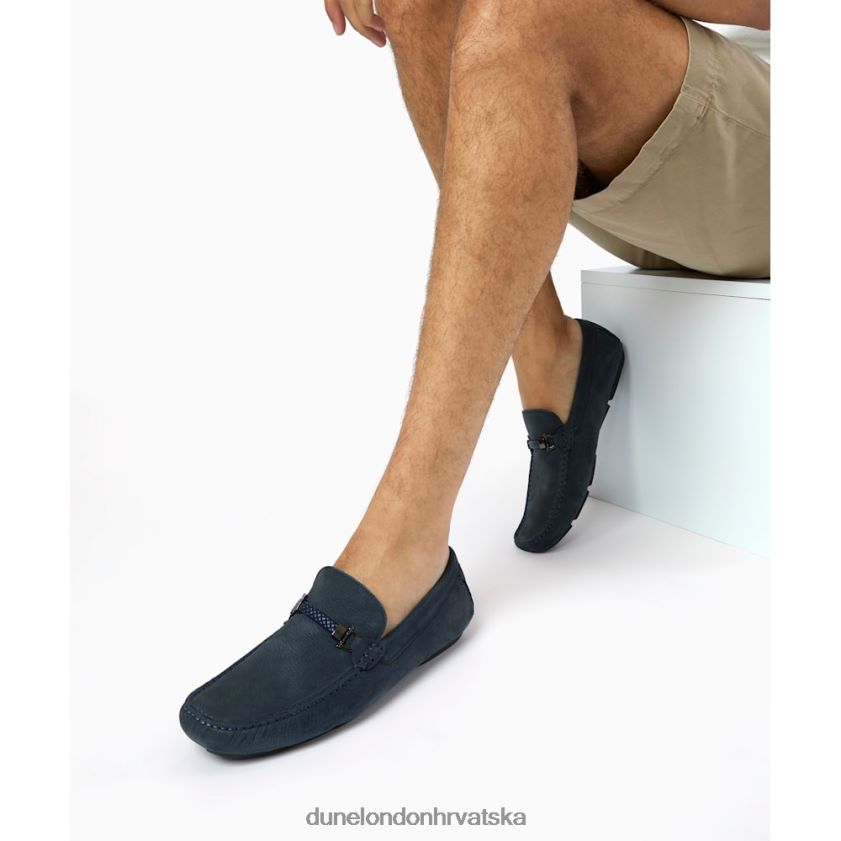 muškarci mokasina s četvrtastim vrhom Dune London H2BDNP766 svjetionici mornarica