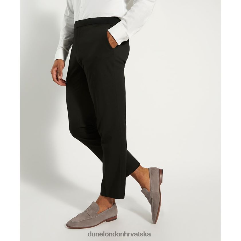 muškarci natikače na sedlo od brušene kože Dune London H2BDNP837 silas siva