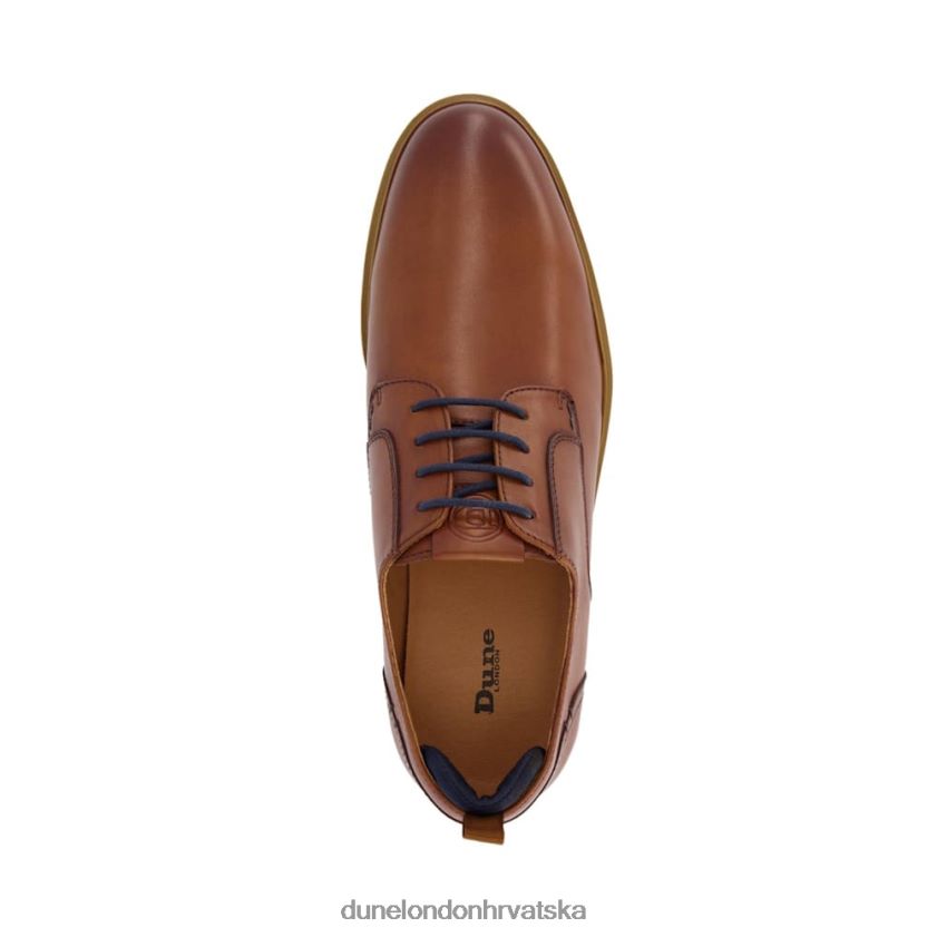 muškarci cipele na vezivanje s klinastim potplatom Dune London H2BDNP827 bucatini preplanuli ten