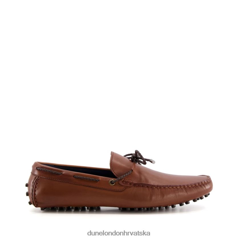 muškarci kožne cipele za vozača Dune London H2BDNP679 vezan preplanuli ten