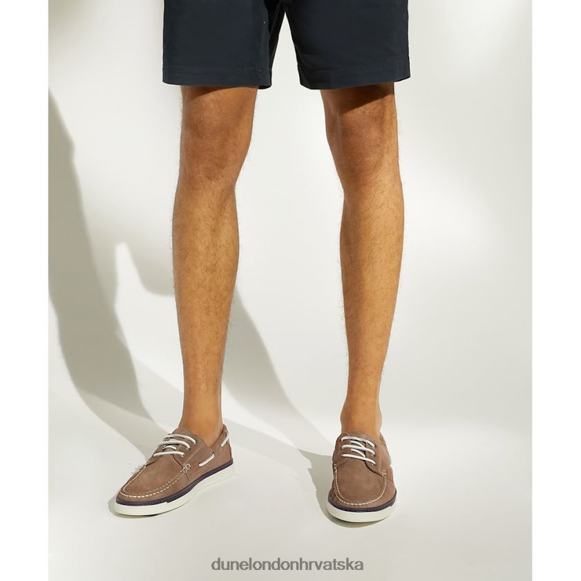 muškarci ležerne cipele za brod Dune London H2BDNP821 bowwen siva