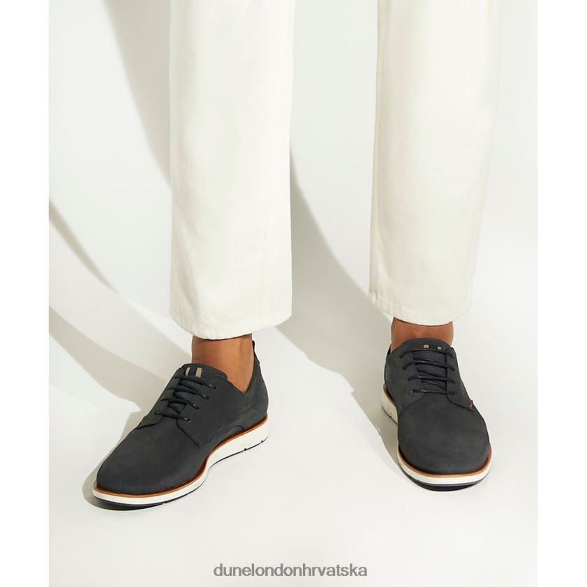 muškarci ležerne gibson cipele Dune London H2BDNP717 barnabey plava