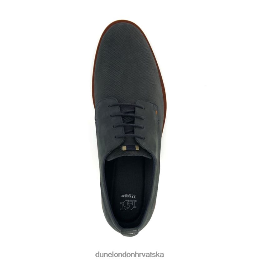 muškarci ležerne gibson cipele Dune London H2BDNP717 barnabey plava