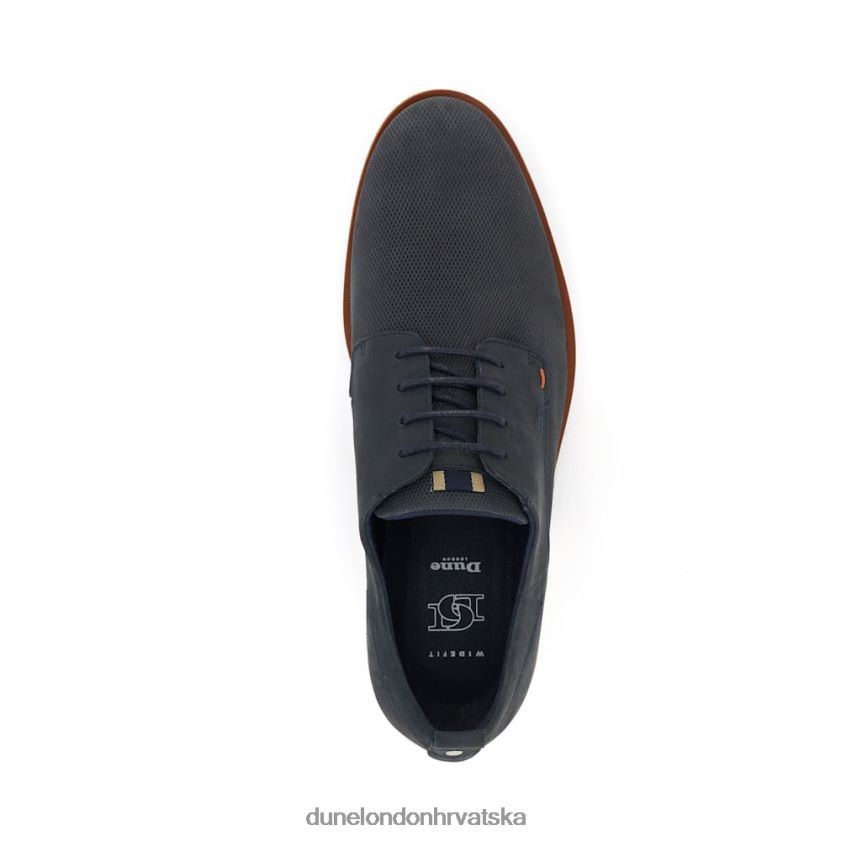 muškarci ležerne gibson cipele širokog kroja Dune London H2BDNP778 barnabey plava