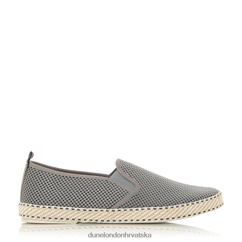 muškarci mrežaste espadrile cipele Dune London H2BDNP894 flin siva