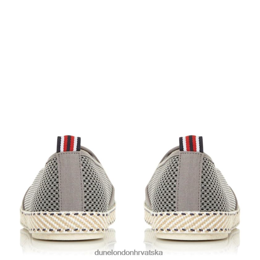 muškarci mrežaste espadrile cipele Dune London H2BDNP894 flin siva