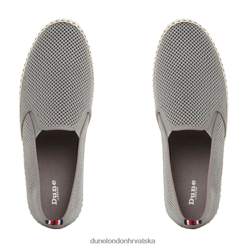 muškarci mrežaste espadrile cipele Dune London H2BDNP894 flin siva