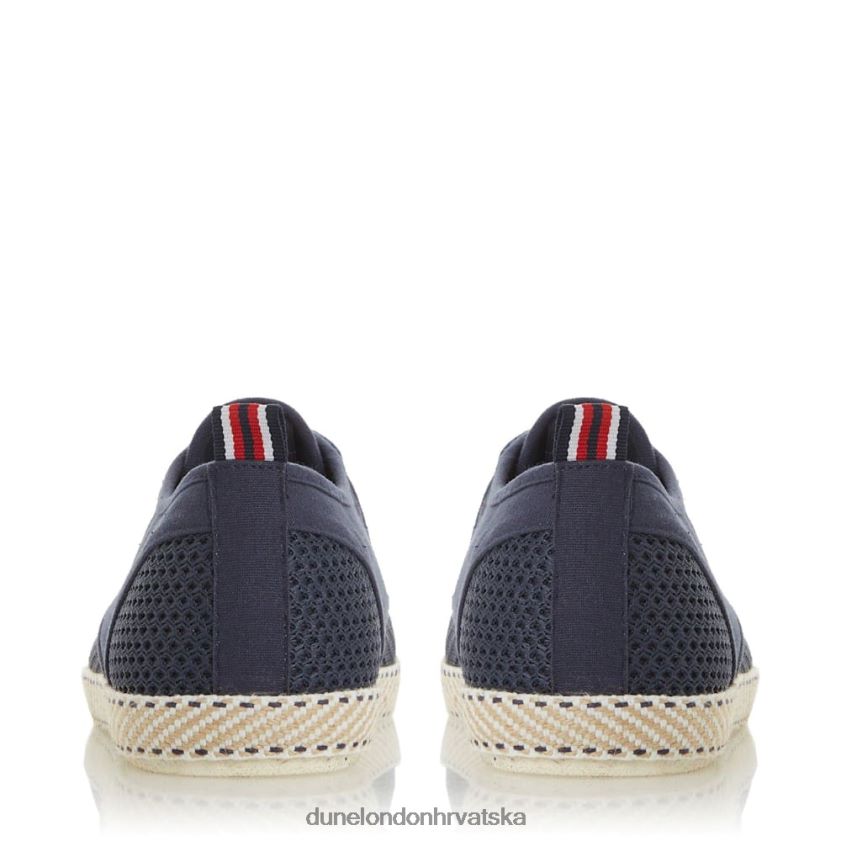 muškarci mrežaste espadrile na vezanje Dune London H2BDNP676 bljesak mornarica