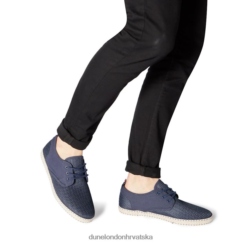 muškarci mrežaste espadrile na vezanje Dune London H2BDNP877 pljoska mornarica