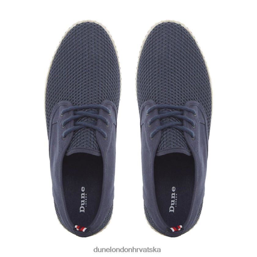 muškarci mrežaste espadrile na vezanje Dune London H2BDNP877 pljoska mornarica
