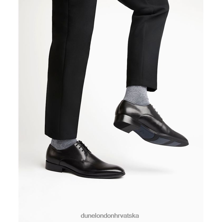 muškarci cipele na vezivanje Dune London H2BDNP681 torbica crno