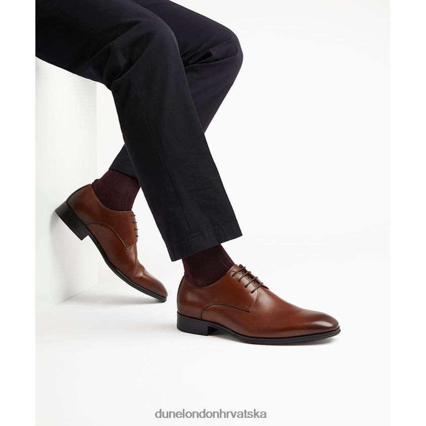muškarci cipele na vezivanje Dune London H2BDNP793 torbica preplanuli ten
