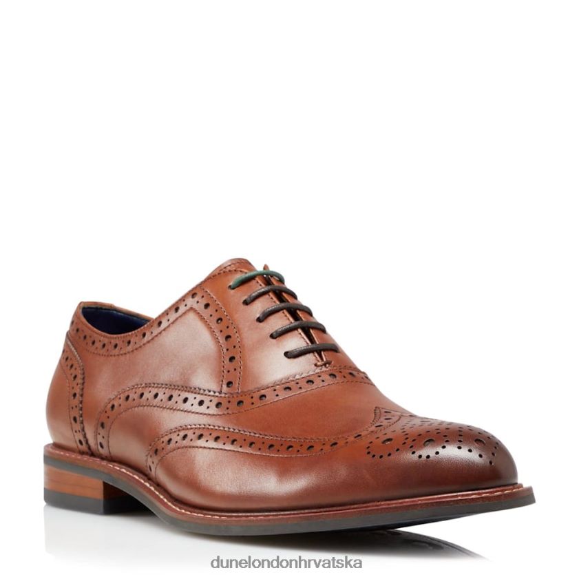 muškarci široke elegantne kožne brogue cipele Dune London H2BDNP768 pollodij preplanuli ten