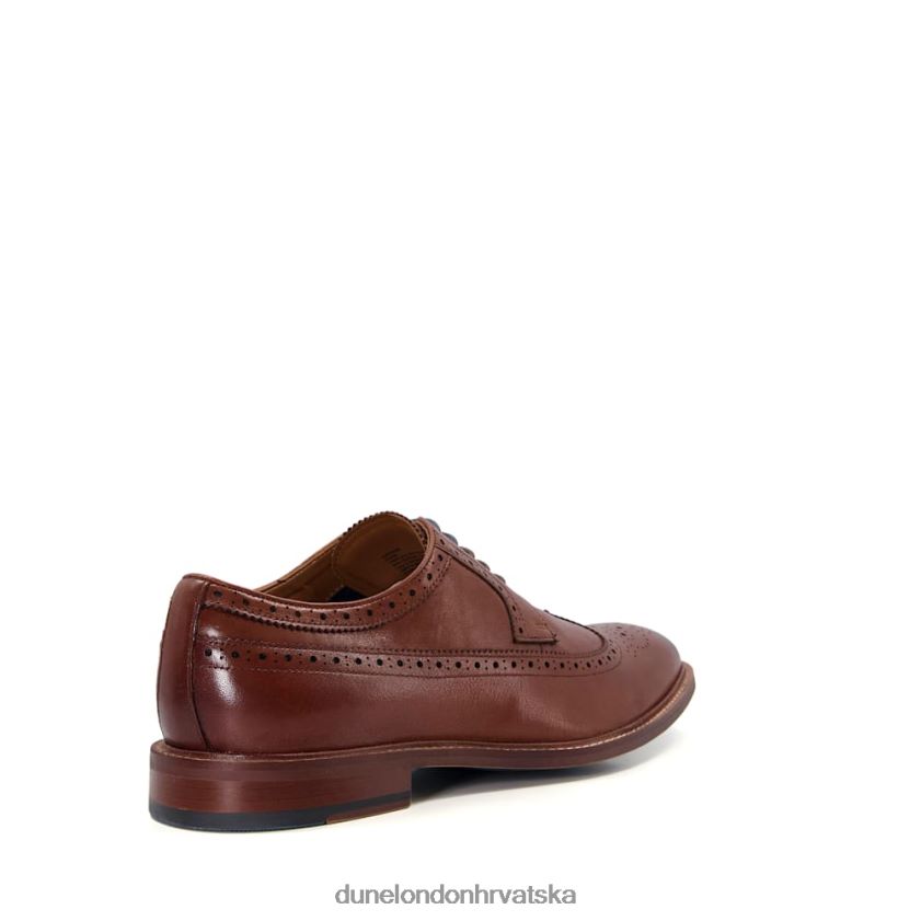 muškarci kožne brogue cipele s vrhom krila Dune London H2BDNP748 superioran preplanuli ten
