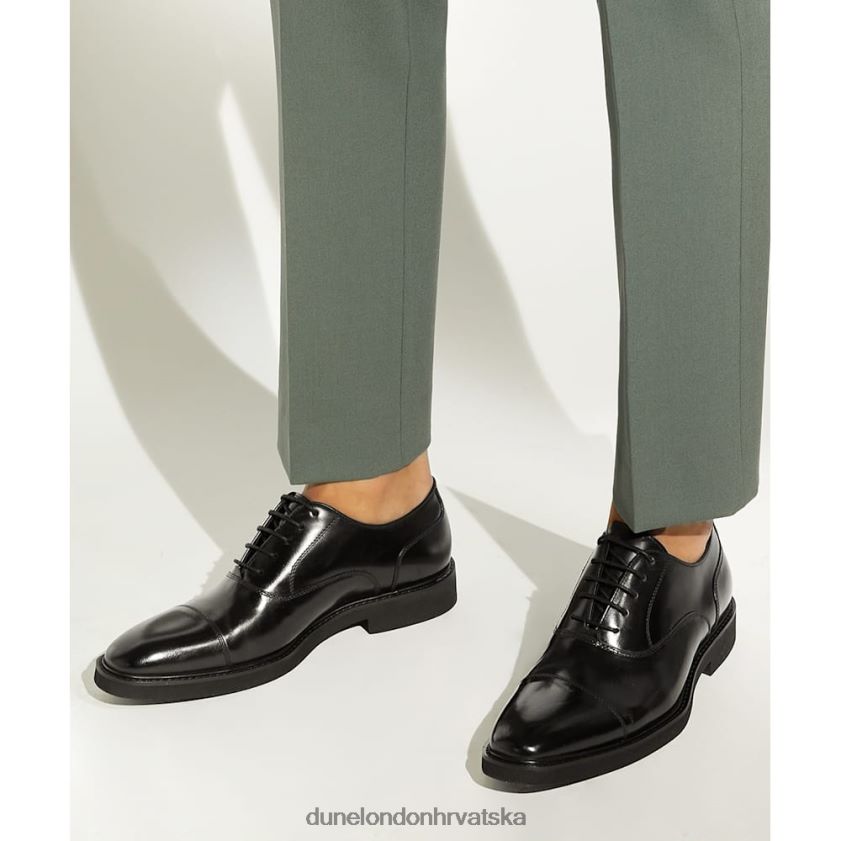 muškarci kožne oksfordice na vezanje Dune London H2BDNP734 shiloh crno