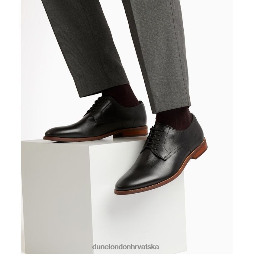 muškarci kožne pametne gibson cipele Dune London H2BDNP891 suffolks crno