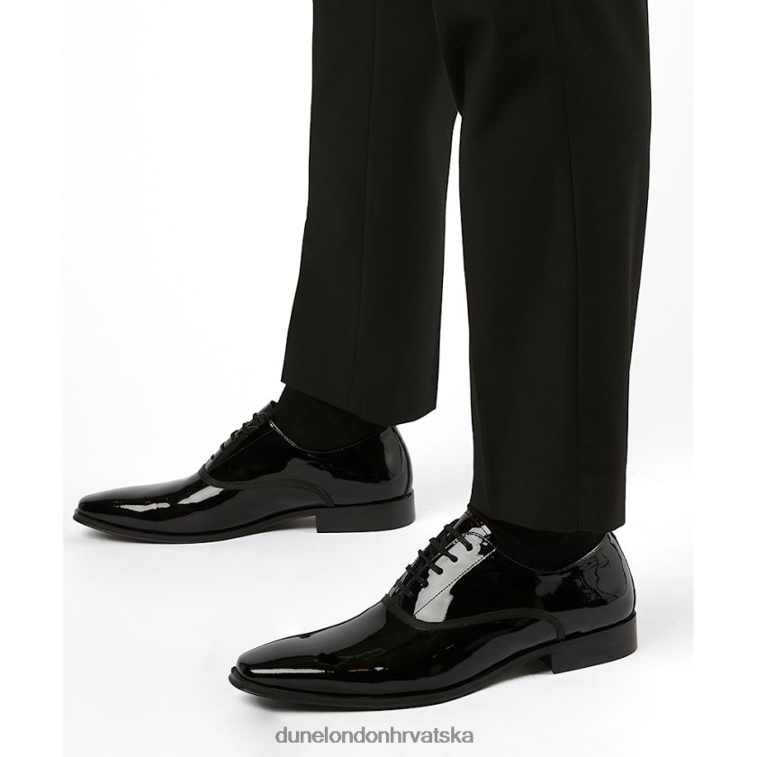 muškarci pametne lakirane oksford cipele Dune London H2BDNP753 labud crno