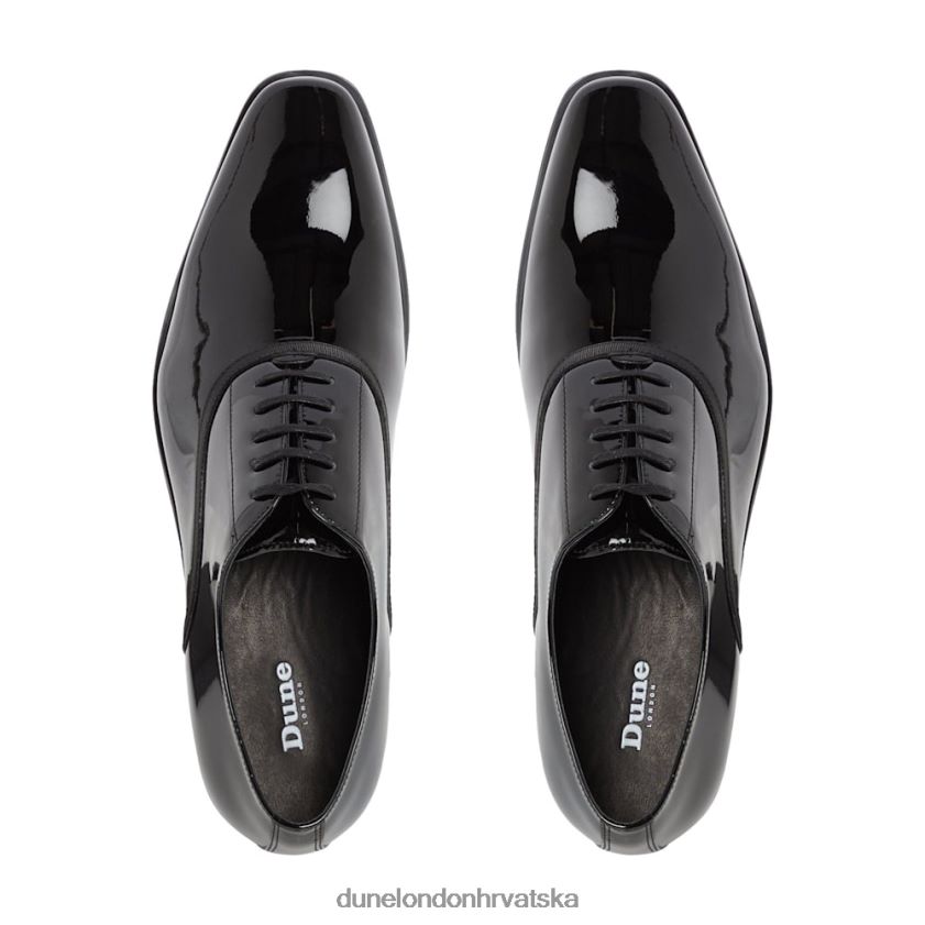 muškarci pametne lakirane oksford cipele Dune London H2BDNP753 labud crno