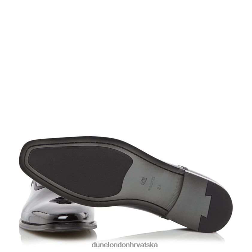 muškarci pametne lakirane oksford cipele Dune London H2BDNP753 labud crno