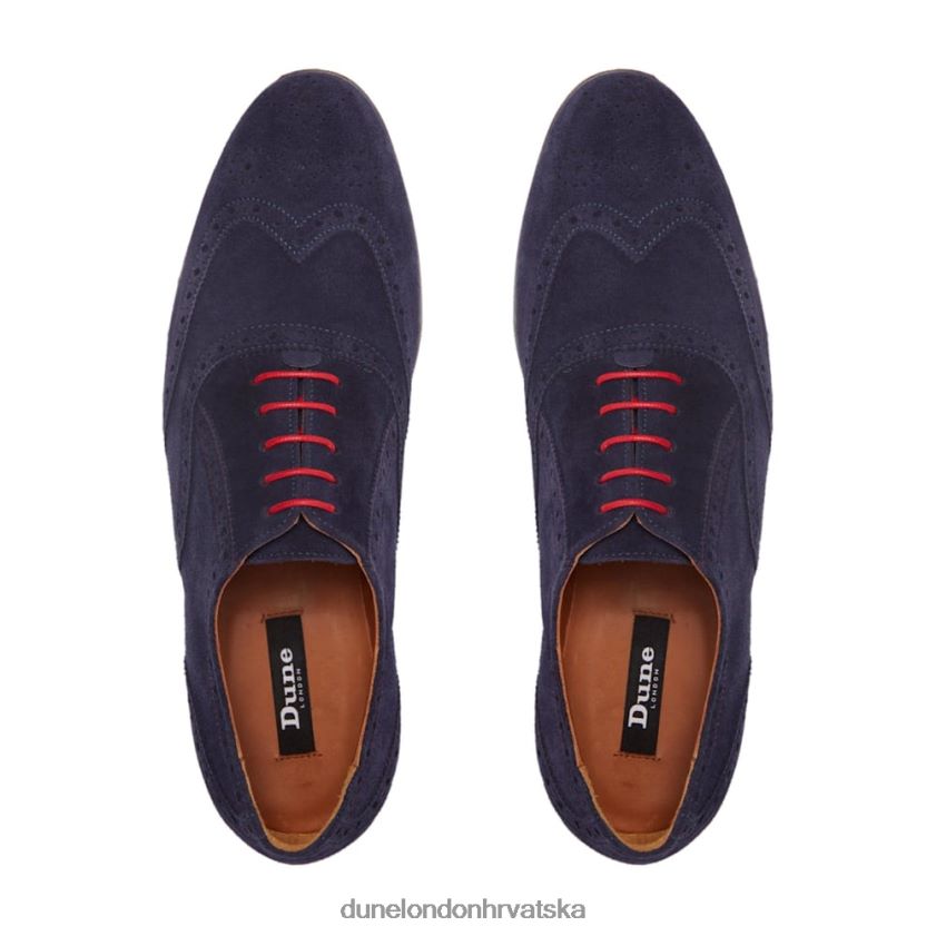 muškarci pametne oxford cipele s vrhom krila Dune London H2BDNP879 rayman tc mornarica