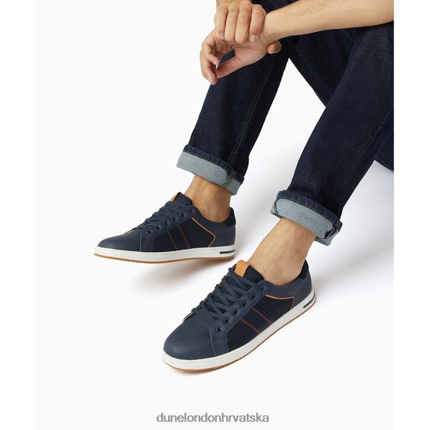 muškarci prugaste tenisice Dune London H2BDNP812 pravi mornarica