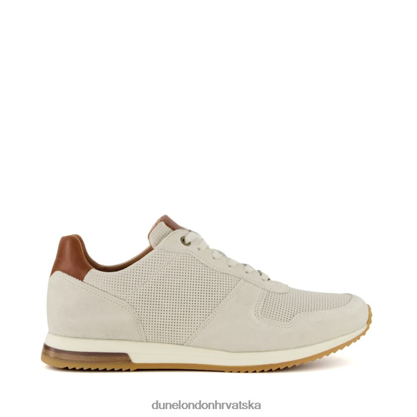 muškarci tenisice na vezanje Dune London H2BDNP718 trilogija prljavo bijelo