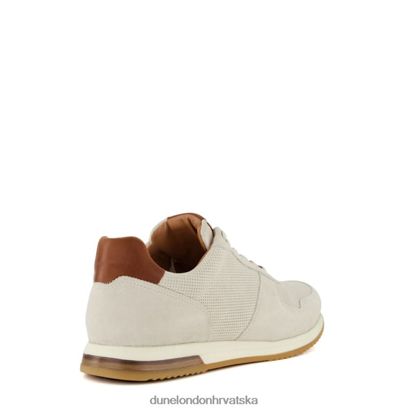 muškarci tenisice na vezanje Dune London H2BDNP718 trilogija prljavo bijelo
