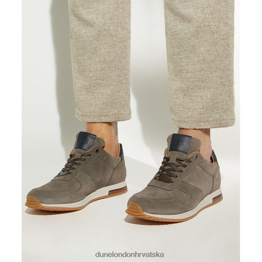 muškarci tenisice na vezanje Dune London H2BDNP722 trilogija siva