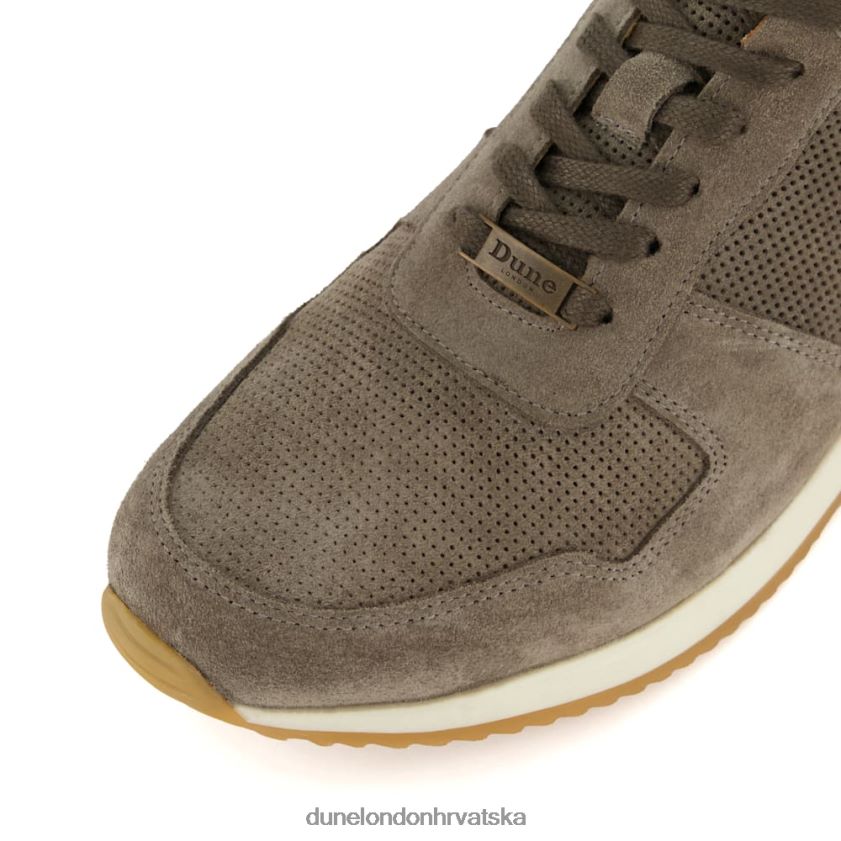 muškarci tenisice na vezanje Dune London H2BDNP722 trilogija siva