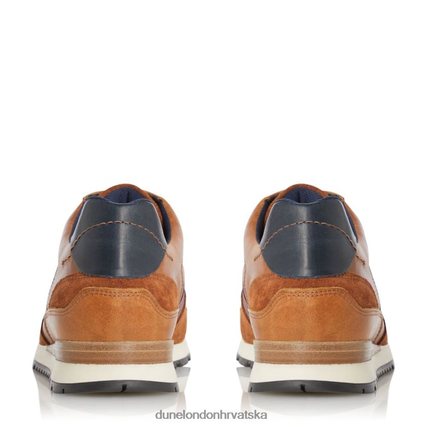 muškarci tenisice na vezanje s prugama sa strane Dune London H2BDNP845 truro preplanuli ten
