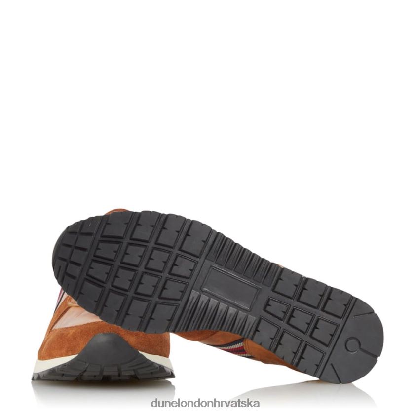 muškarci tenisice na vezanje s prugama sa strane Dune London H2BDNP845 truro preplanuli ten