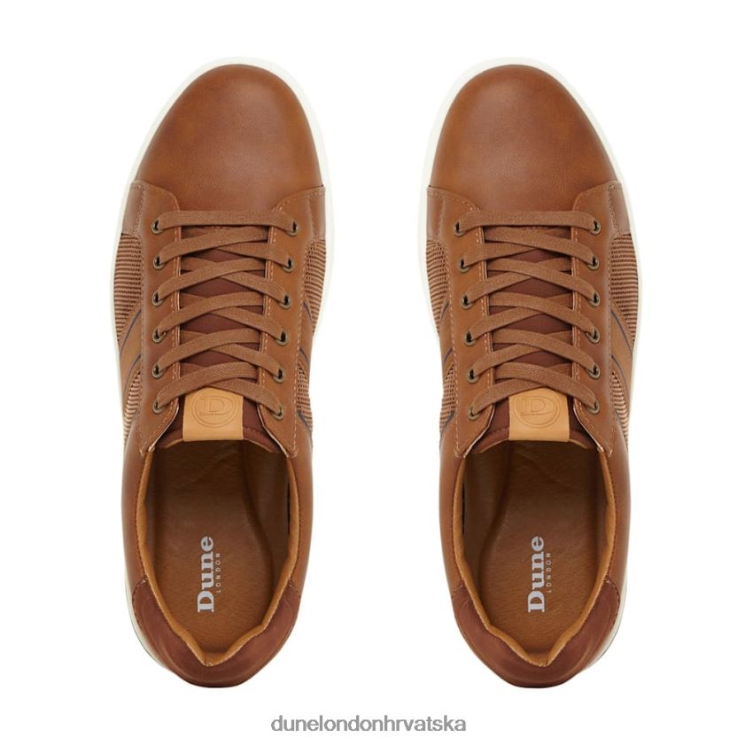 muškarci tenisice na vezanje sa širokim bočnim prugama Dune London H2BDNP887 istina preplanuli ten