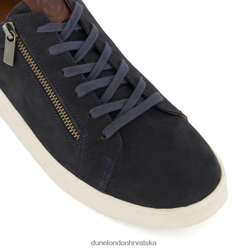muškarci tenisice s nubuck cup potplatom s detaljima Dune London H2BDNP822 danak mornarica