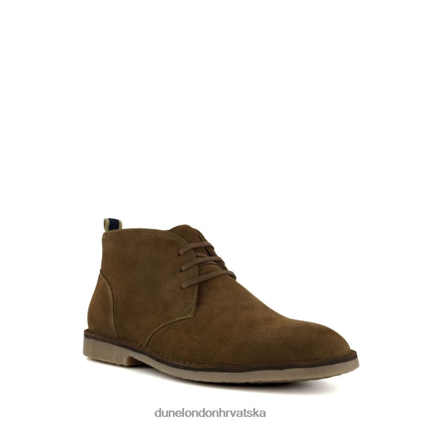 muškarci casual chukka čizme Dune London H2BDNP708 unovčeno kaki