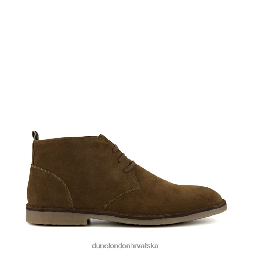 muškarci casual chukka čizme Dune London H2BDNP708 unovčeno kaki