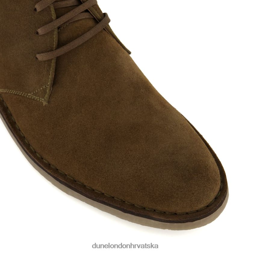muškarci casual chukka čizme Dune London H2BDNP708 unovčeno kaki