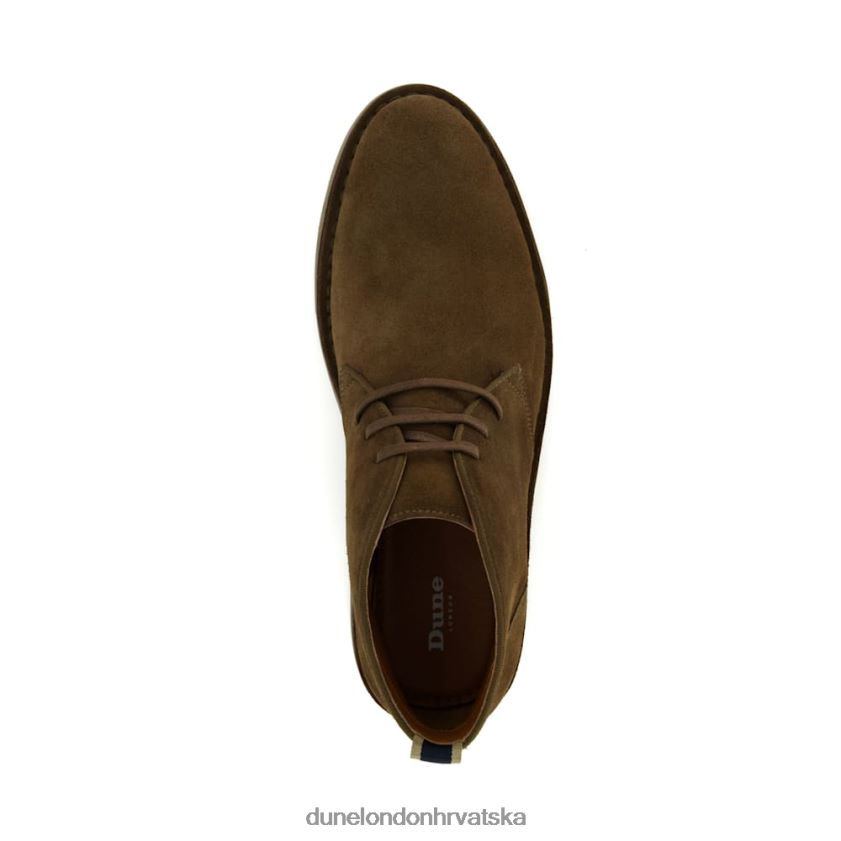 muškarci casual chukka čizme Dune London H2BDNP708 unovčeno kaki