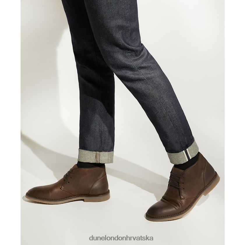 muškarci casual chukka čizme Dune London H2BDNP820 unovčeno smeđa