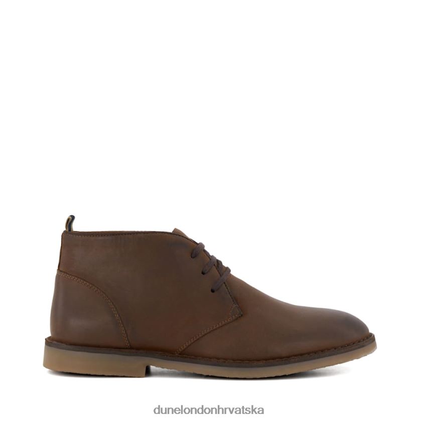 muškarci casual chukka čizme Dune London H2BDNP820 unovčeno smeđa