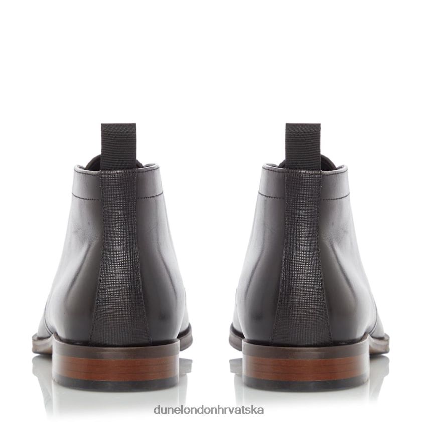 muškarci pametne chukka čizme na vezanje Dune London H2BDNP816 marvinn crno