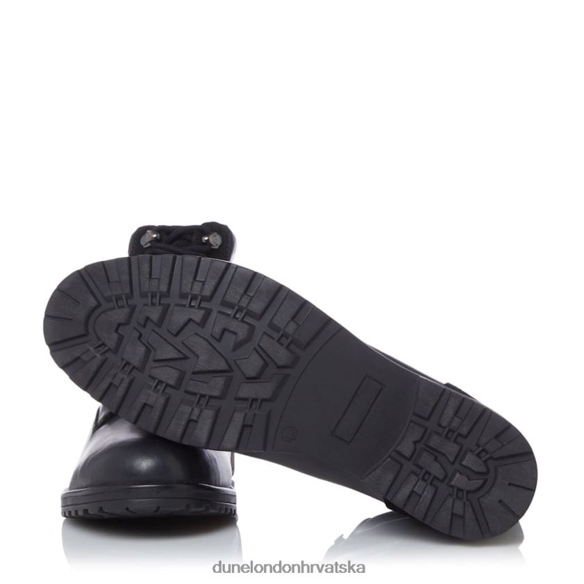 muškarci čizme na vezanje Dune London H2BDNP752 capello crno