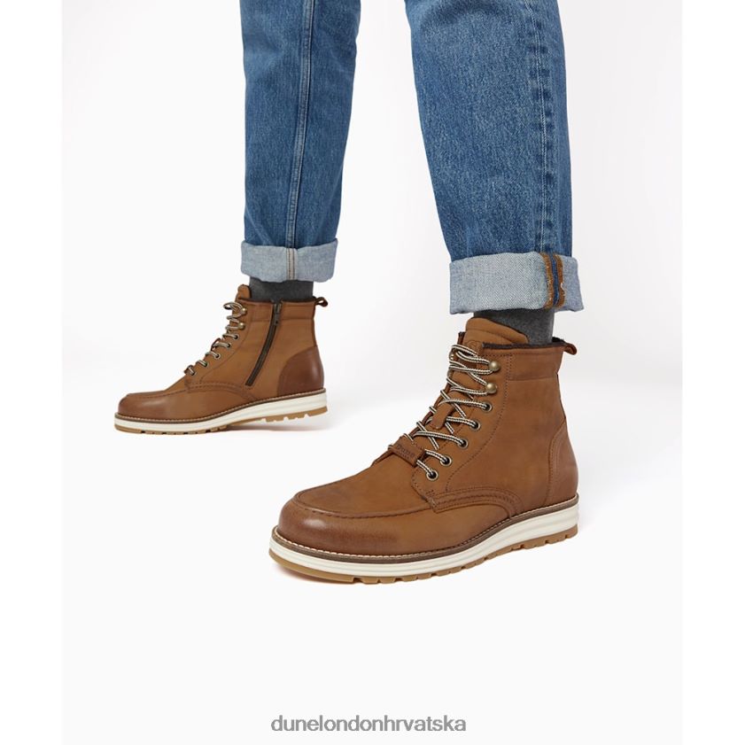 muškarci ležerne planinarske čizme na vezanje Dune London H2BDNP794 crannes preplanuli ten