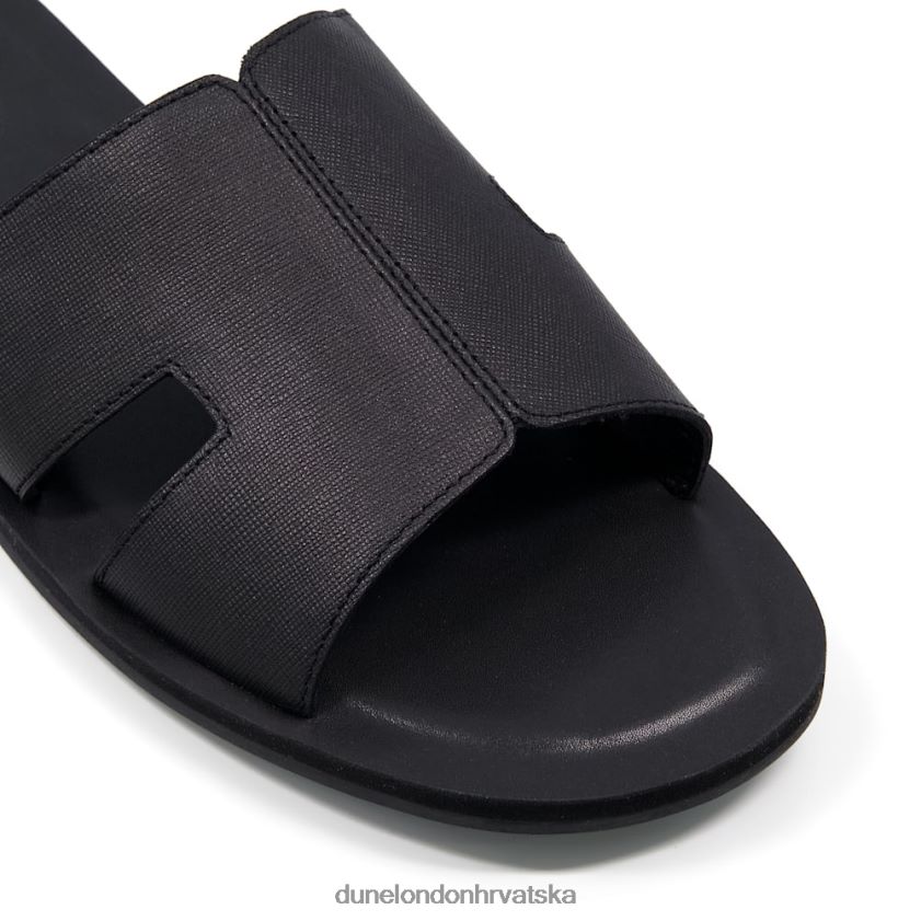 muškarci kožne sandale Dune London H2BDNP742 tamjan crno