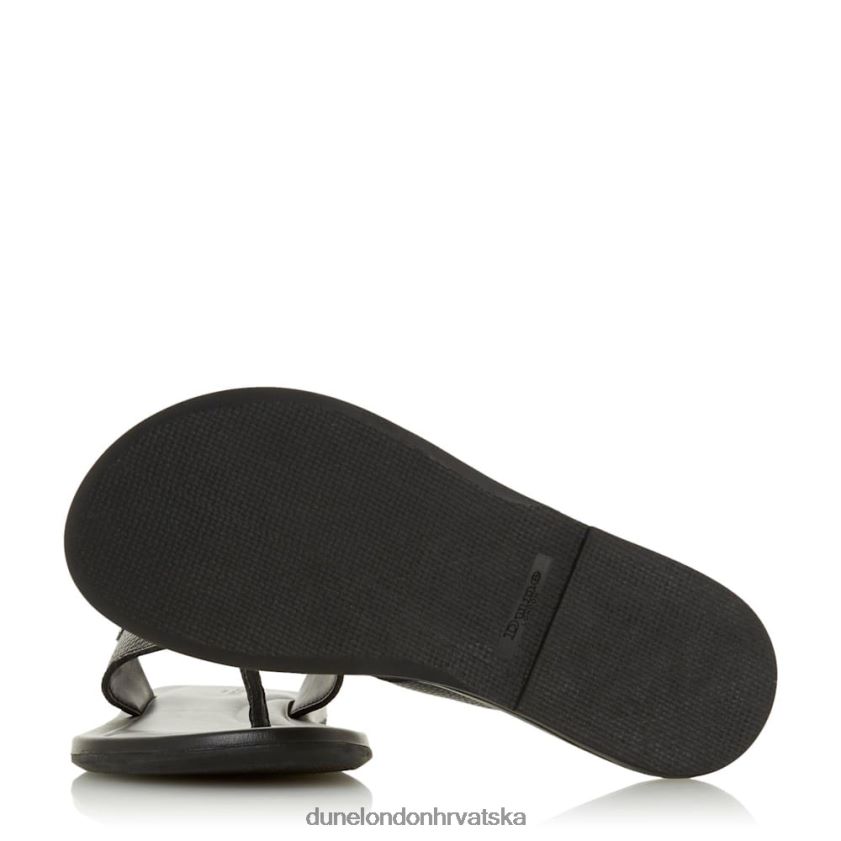 muškarci sandale na prstima Dune London H2BDNP761 fredss crno